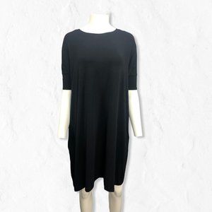NWT Black ASOS Loose Fit Shift Dress Sz 2 Tall